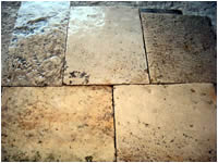 ANCIENT FLOORING AGE (1700)WITH CUT THICKNESS TO CM.3 OF PIERRE DE BOURGOGNE RECOVERY OLDSTONE .IN WAREHOUSE GREAT METERS SQUARES AVAILABLE.(STOCK OF 1000 M2).MATERIAUX<br>
 ANCIENS IN STONE OF BOURGOGNE,RECLAIMED ANTIQUE LIMESTONE<br>
2015 DISCOUNT 10% ( PRICE $ 35 ).