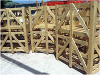 EXAMPLE OF SPECIAL CASES FOR THE TRANSPORT OF OUR STONES CUT TO 3 CM.(WOOD FOR USA).